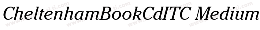 CheltenhamBookCdITC Medium字体转换